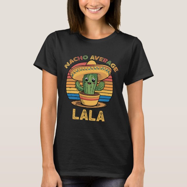 Camiseta Nacho Average Lala Correspondente Mexicano Cinco D (Frente)