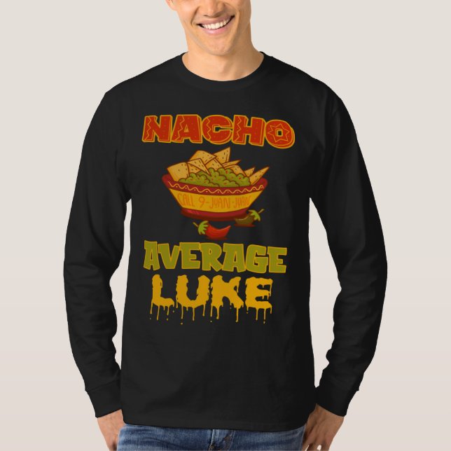 Camiseta Nacho Average Luke (Frente)