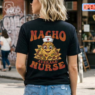 Camiseta Nacho Average Nurse Engraçado Cinco de Mayo