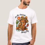 Camiseta Nacho Average Therapy Dog<br><div class="desc">Therapy Dogs United Cinco de Mayo event - or for fun!</div>