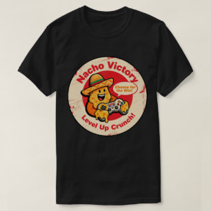 Camiseta Nacho Chip estilo retrô com Sombrero e Controlle