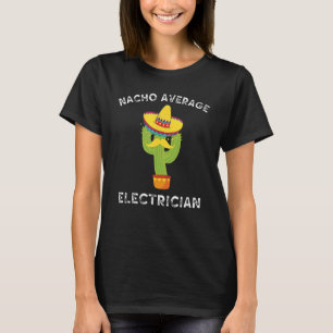 Camiseta Nacho Electricista Médio Festa do Cacto Mexicano