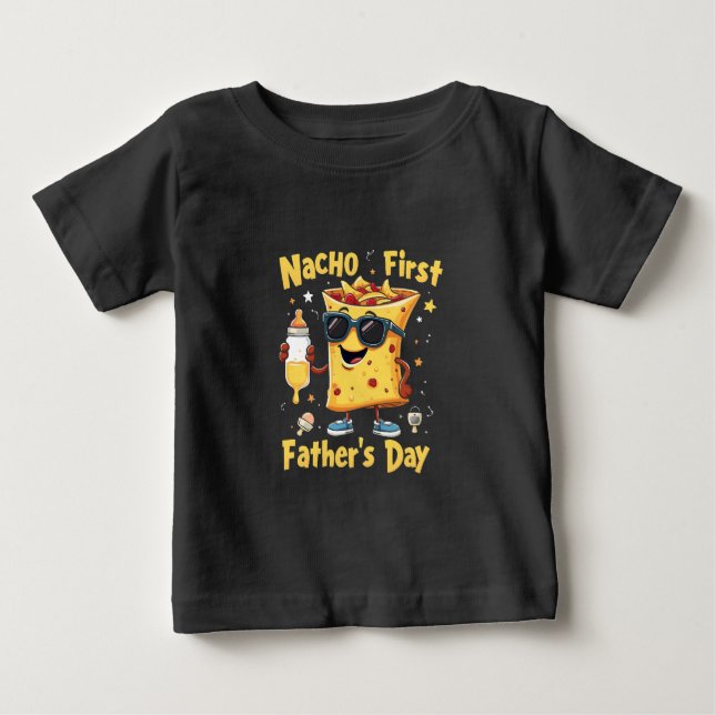 Camiseta Nacho First Dia de os pais Cinco De Mayo Pai (Frente)