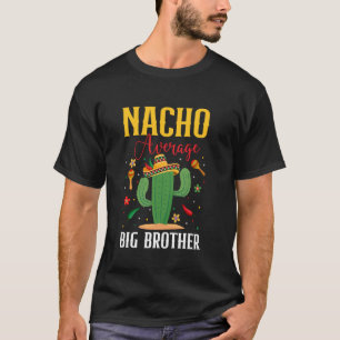 Camiseta Nacho Irmão Mais Velho Cinco de Maio Divertido Mex