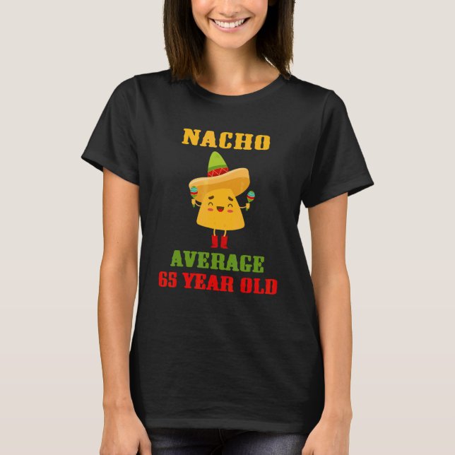 Camiseta Nacho Média 65 anos Cinco de Mayo, 65 anos (Frente)