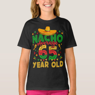 Camiseta Nacho Média 65 Anos Cinco de Mayo Girl
