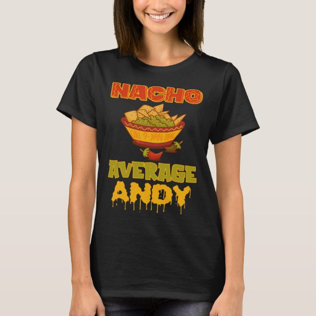 Camiseta Nacho Média Andy (Frente)