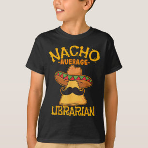 Camiseta Nacho Média Biblioteca Biblioteca Biblioteca Bibli