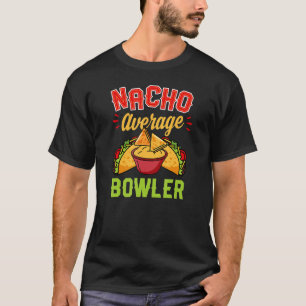Camiseta Nacho Média Bowler Boliche Humor de Caneta