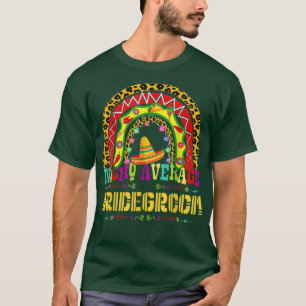 Camiseta Nacho Média Bridegroom Cinco De Mayo Rainbow Mei