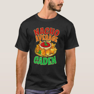 Camiseta Nacho Média Caden Name Taco Apelido Mexicano Foo