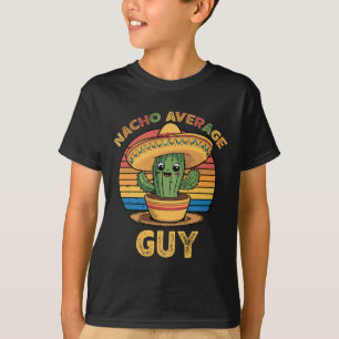 Camiseta Nacho Média Cara Mexicana Cinco De Mayo Engraçado