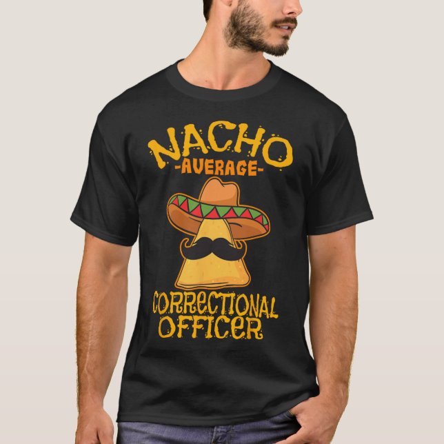 Camiseta Nacho Média Corretor Prisão Cinco De (Frente)