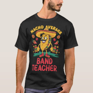 Camiseta Nacho Média de Banda Professor Cinco De Mayo Mexic