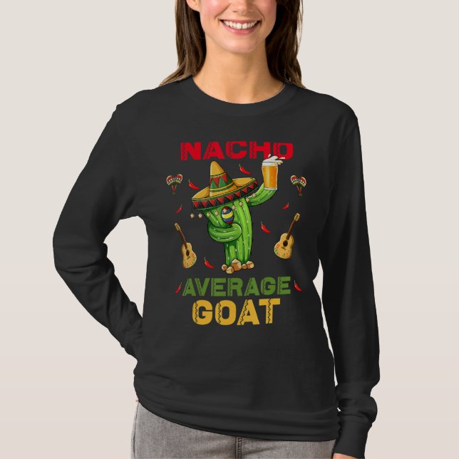 Camiseta Nacho Média de Capat Cinco De Mayo Partido Mexican (Frente)