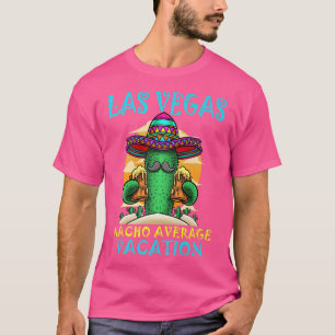 Camiseta Nacho Média de Férias Las Vegas Engraçado Cerveja 