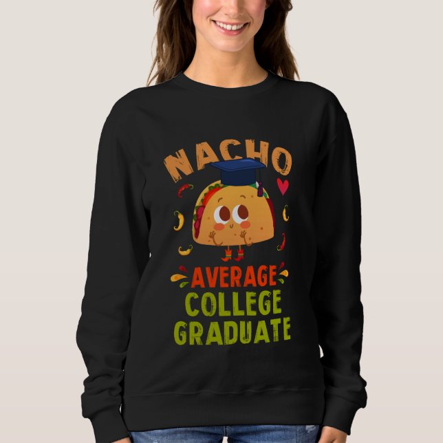 Camiseta Nacho Média de Formando Universitário Engraçado Ta (Frente)