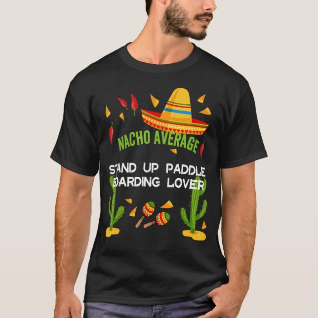 Camiseta Nacho Média de Pé para Cima Embarque (Frente)