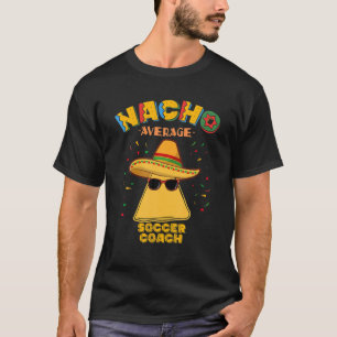 Camiseta Nacho Média de Treinador Treinador Cinco de Futebo