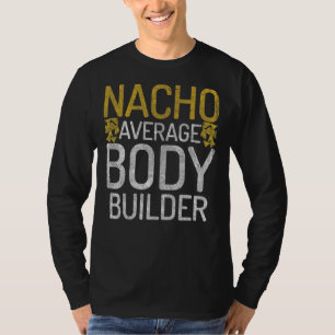 Camiseta Nacho Média do Body Builder Gym Workout Mexicano B