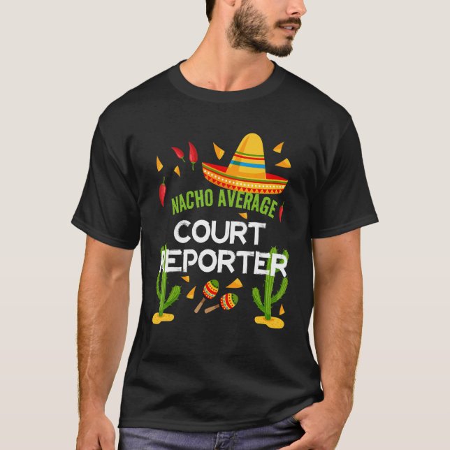 Camiseta Nacho Média do Repórter Cinco De Mayo (Frente)