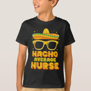 Camiseta Nacho Média Enfermeira Cinco De Mayo Combinação Fa