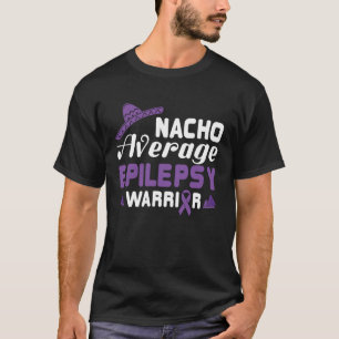 Camiseta Nacho Média Epilepsia Guerreira Púrpura Epile de F