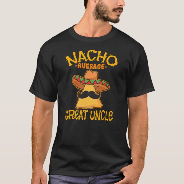 Camiseta Nacho Média Excelente Tio Excelente Tio Cinco de (Frente)