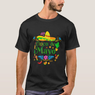 Camiseta Nacho Média Grandson Cute Cinco De Mayo Mexicano