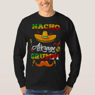Camiseta Nacho Média Grumpi Pai Mexicano Cinco De Mayo F