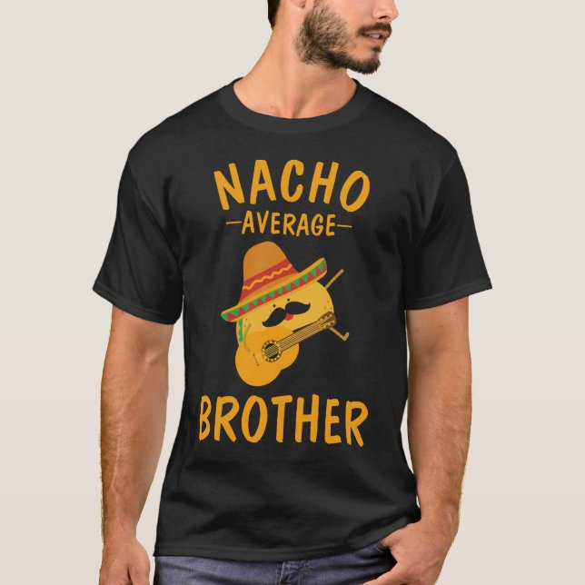 Camiseta Nacho Média Irmão Camisa, Cinco Engraçados De Mayo (Frente)