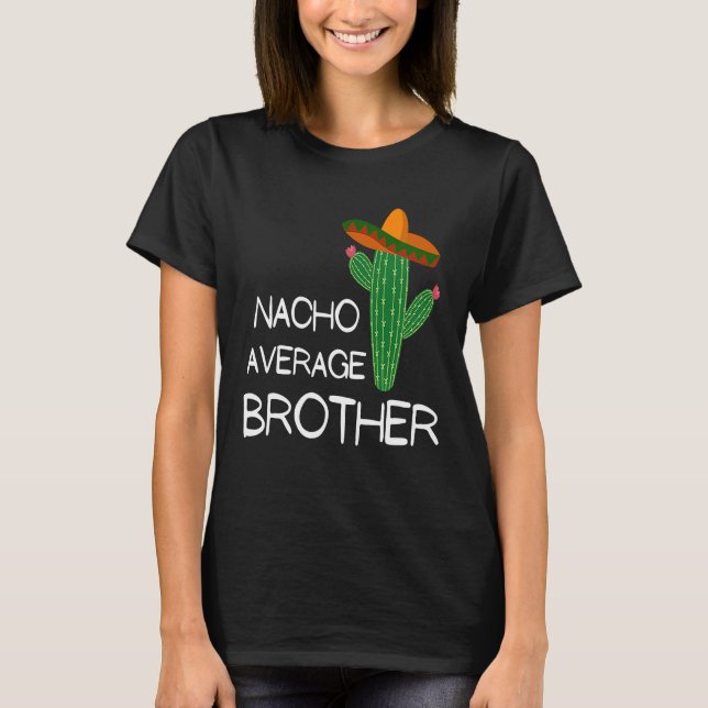 Camiseta Nacho Média Irmão Cinco De Mayo (Frente)