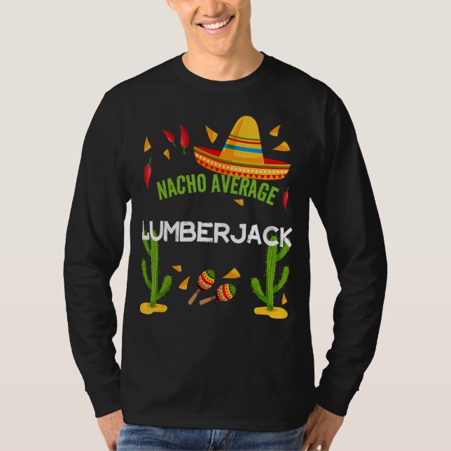 Camiseta Nacho Média Lumberjack Cinco De Mayo (Frente)