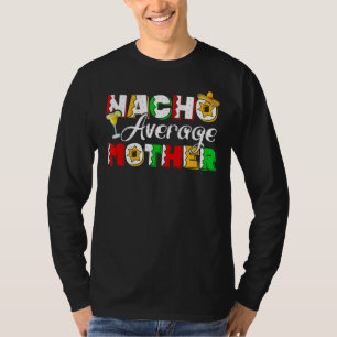Camiseta Nacho Média Mãe Cinco De Mayo Bebendo Taco