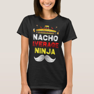 Camiseta Nacho Média Ninja Gnome Funny Cinco De Mayo Mexi