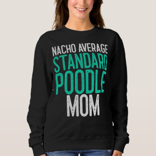 Camiseta Nacho Média Padrão Poodle Mãe Cachorro Sobressalto