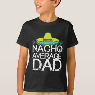 Camiseta Nacho Média Pai Cinco De Mayo Engraçado Padre Gift