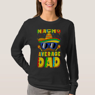 Camiseta Nacho Média Pai Cinco De Mayo Novo Pai A Ser 5