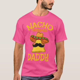 Camiseta Nacho Média Pai Mexicano Prato Cinco De M