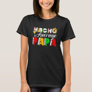 Camiseta Nacho Média Papa Cinco De Mayo Bebendo Taco