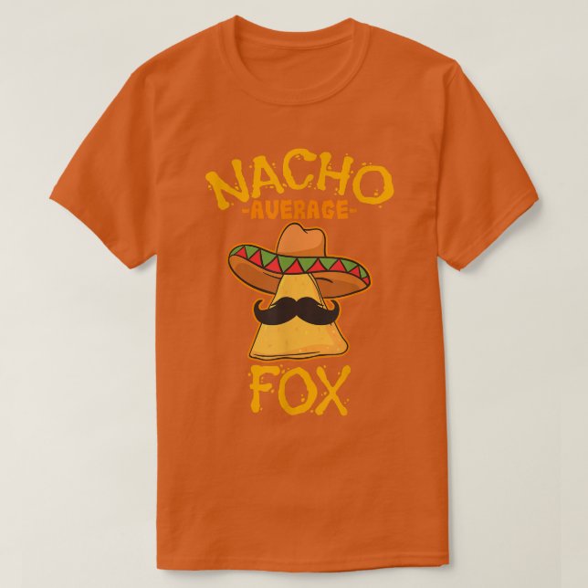 Camiseta Nacho Média Para Nome Personalizado Funny Taco (Frente do Design)