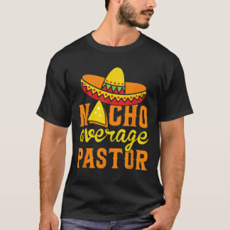 Camiseta Nacho Média Pastor Pastor Preacher Cinco Religioso