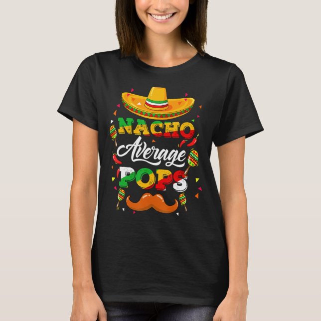 Camiseta Nacho Média Pop Conselheiro Cinco De Mayo Funny 1 (Frente)