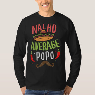Camiseta Nacho Média Popo Mexicano Cinco de Mayo do bigode