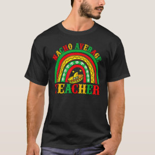 Camiseta Nacho Média Professora Cinco De Mayo Poncho Hat Ra