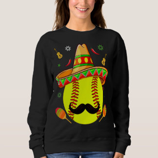 Camiseta Nacho Média Softball Mexicano Cinco De Mayo Fath