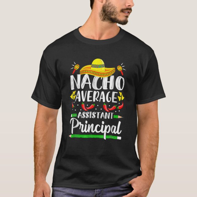 Camiseta Nacho Médio Assistente Diretor Cinco De Mayo Te (Frente)