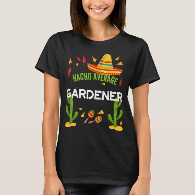 Camiseta Nacho Médio Gardener Cinco De Mayo (Frente)