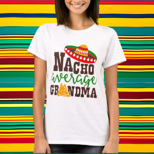 Camiseta Nacho médio Vovó Arte Palavra