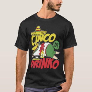 Camiseta Nacho Mexicano Holiday Taco Sombrero Poncho Cinco